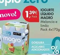 Pingo Doce Pingo doce - iogurte liquido magro promoção