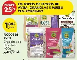 Pingo Doce A+ - aveia promoção