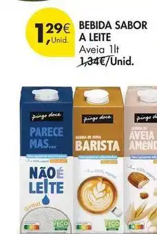 Pingo Doce Eco+ - bebida sabor a leite promoção