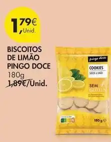 Pingo Doce Pingo doce - biscoitos de limao promoção