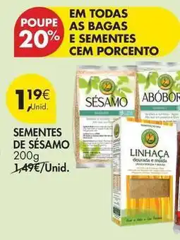 Pingo Doce As - sementes de sesamo promoção