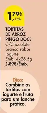 Pingo Doce Pingo doce - tortitas de arroz promoção