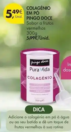 Pingo Doce Pingo doce - colagénio em po promoção