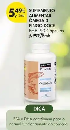 Pingo Doce Pingo doce - suplemento alimentar omega 3 promoção