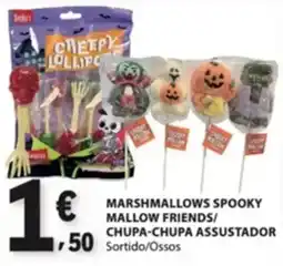 E.Leclerc Marshmallows spooky mallow friends/chupa-chupa assustador promoção