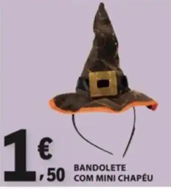 Bandolete com mini chapéu