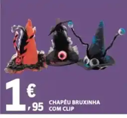 E.Leclerc chapéu bruxinha com clip promoção