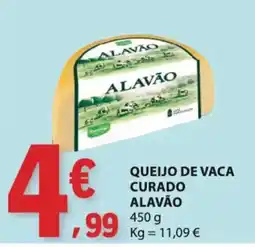 E.Leclerc Alavão queijo de vaca curado promoção