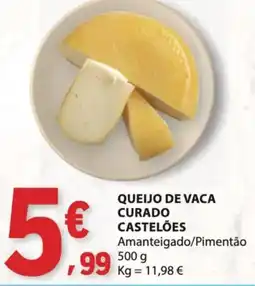 E.Leclerc queijo de vaca curado castelões promoção