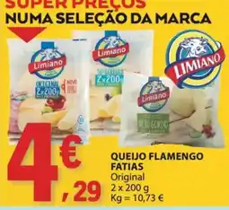 E.Leclerc Queijo flamengo fatias original limiano promoção