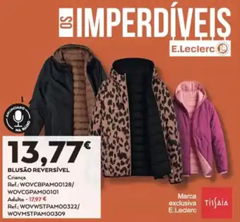 Blusão reversível tissaia