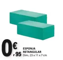 E.Leclerc esponja retangular promoção