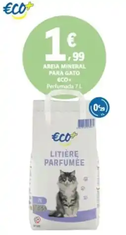 E.Leclerc Areia mineral para gato eco+ promoção