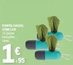 E.Leclerc Porta sacos com luz promoção
