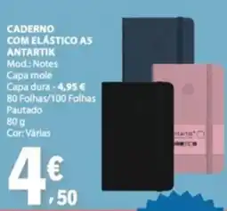 E.Leclerc Caderno com elástico as antartik promoção