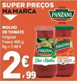 E.Leclerc molho de tomate panzani promoção