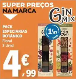 E.Leclerc gin mix especiarias botânico floral promoção
