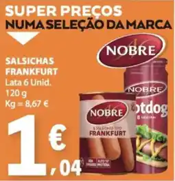E.Leclerc salsichas frankfurt nobre promoção