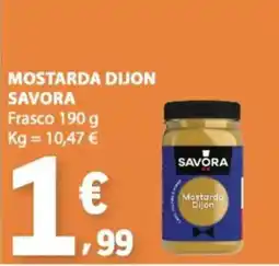 E.Leclerc Mostarda dijon savora promoção