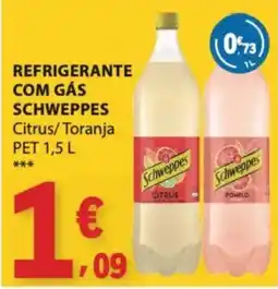 E.Leclerc Refrigerante com gás schweppes citrus/toranja promoção
