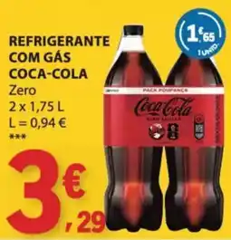 E.Leclerc Refrigerante com gás coca-cola zero promoção