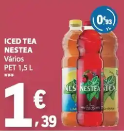 E.Leclerc Iced tea nestea promoção