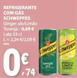 E.Leclerc Schweppes Ginger ale/Limão promoção