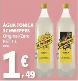 E.Leclerc Água tônica schweppes original/zero promoção