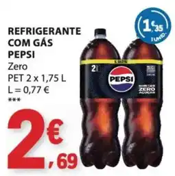 E.Leclerc refrigerante com gás pepsi zero promoção