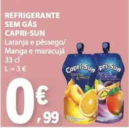 E.Leclerc Capri-Sun laranja e pêssego/manga e maracujá promoção