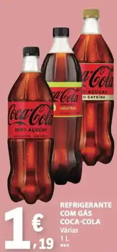 E.Leclerc refrigerante com gás coca-cola promoção