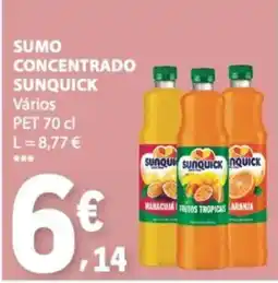 E.Leclerc sumo concentrado sunquick promoção