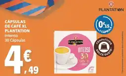 E.Leclerc Cápsulas de café xl plantation intenso promoção