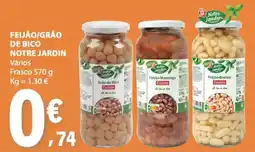 E.Leclerc Feijão/grão de bico notre jardin promoção