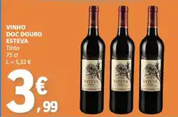 E.Leclerc vinho doc douro esteva tinto promoção