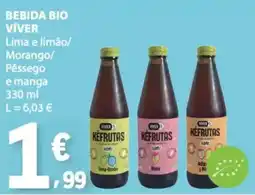 E.Leclerc Bebida bio viver kefrutas promoção