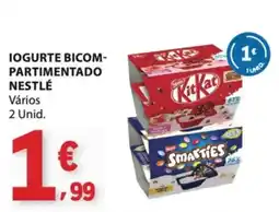 E.Leclerc Iogurte bicom-partimentado nestlé promoção