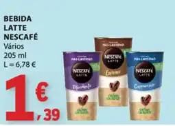 E.Leclerc Bebida latte nescafé vários promoção