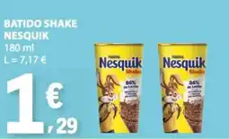 E.Leclerc batido shake nesquik promoção