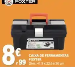 E.Leclerc Caixa de ferramentas foxter promoção