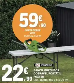 E.Leclerc Corta sebes vito foxter promoção