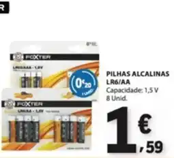 E.Leclerc Pilhas alcalinas foxter promoção