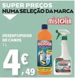 E.Leclerc desentupidor de canos mistolin promoção