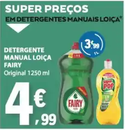 E.Leclerc detergente manual loiça fairy promoção