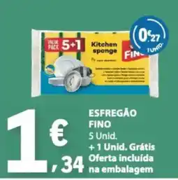 E.Leclerc Kitchen sponge promoção