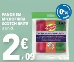 E.Leclerc Panas em microfibra scotch brite promoção
