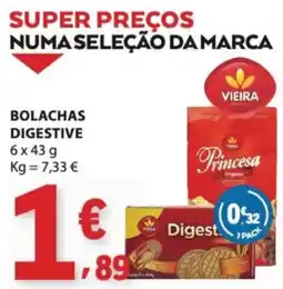 E.Leclerc Bolachas digestive vieira promoção