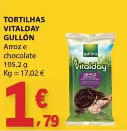 E.Leclerc Tortilhas vitalday gullón arroz e chocolate promoção