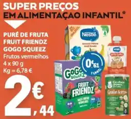 E.Leclerc puré de fruta fruit friendz gogo squeeze promoção