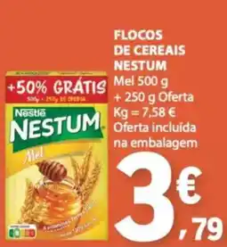 E.Leclerc Flocos de cereais nestum mel promoção